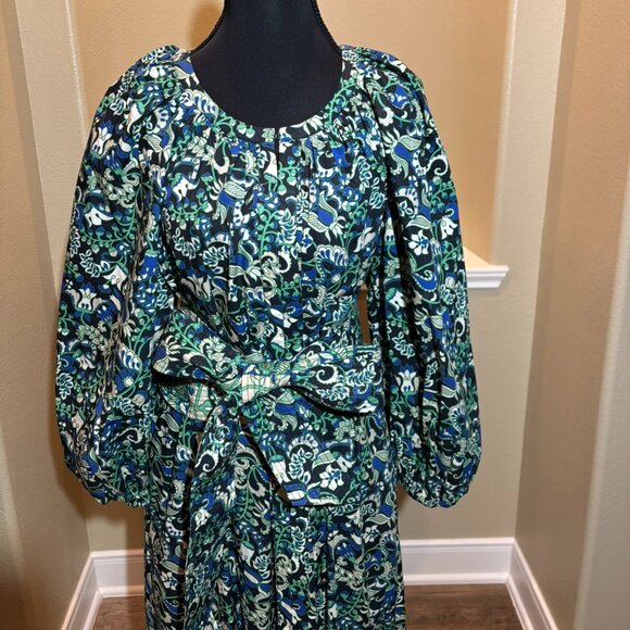 💚 NWT Tuckernuck Lyles Batik Floral Maxi Dress - Size XXL - Picture 4 of 14